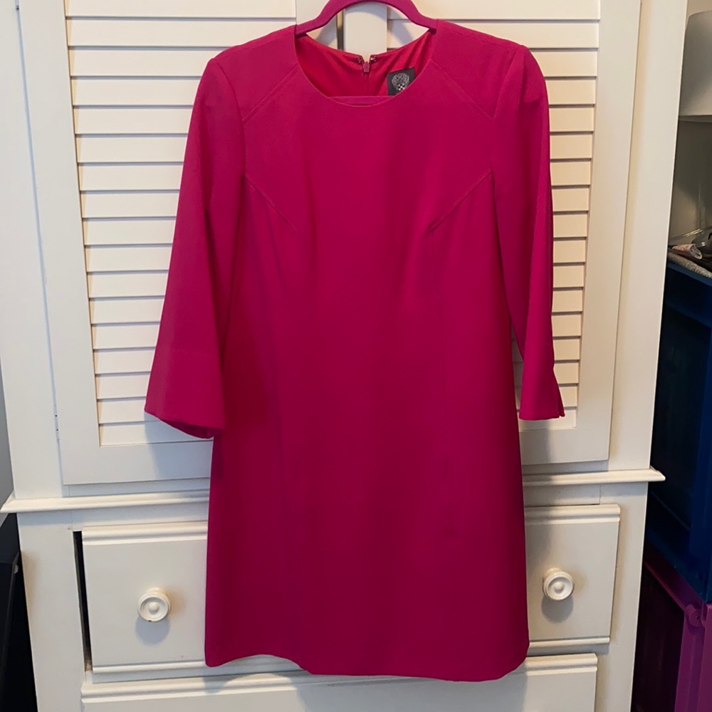 Vince Camuto pink dress size 10 EUC